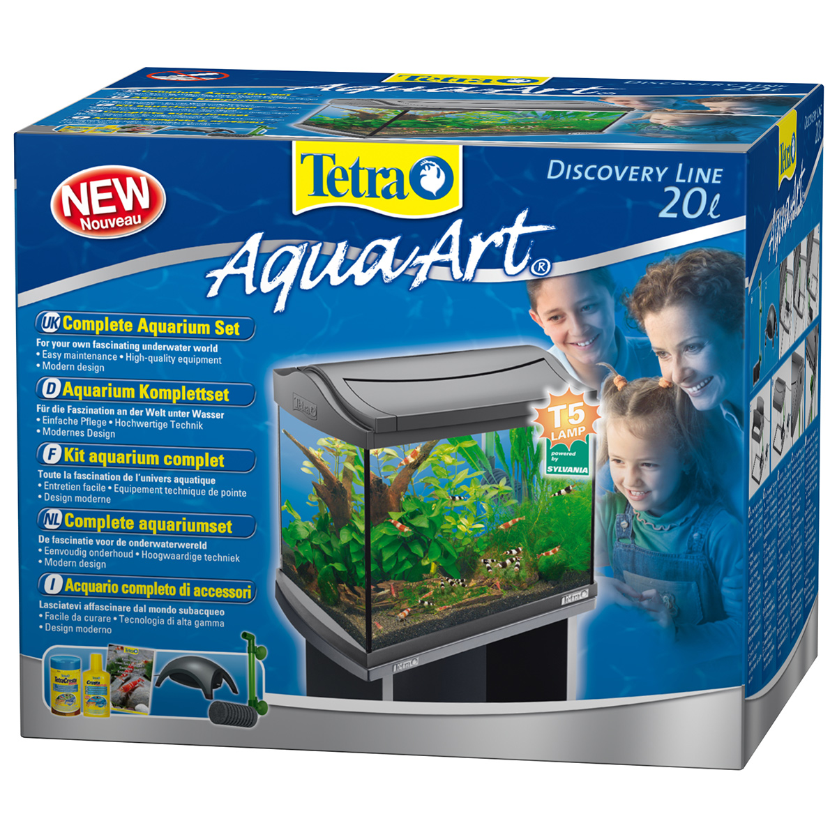 Tetra AquaArt Aquarium-Komplett-Set 20 l anthrazit