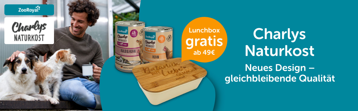 ZooRoyal Charlys Naturkost + gratis Lunchbox