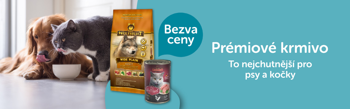 Prémiové značky krmiv pro psy a kočky