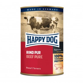 Happy Dog Hundefutter Rind Pur 24x400g