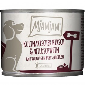 MjAMjAM kulinarischer Hirsch&Wildschwein an Preiselbeeren