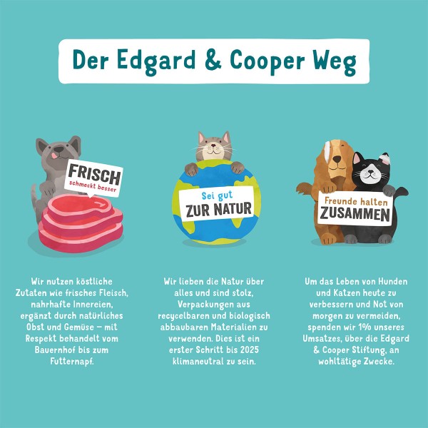 Edgard & Cooper Frischer Hirsch & Freilaufente