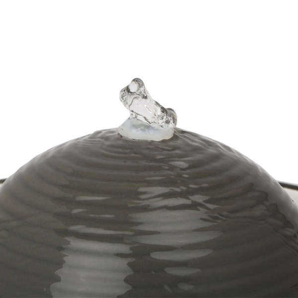 Trixie Trinkbrunnen Keramik Vital Flow 1,5 l, grau/weiß