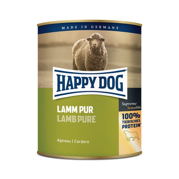 Happy Dog čisté jehněčí, 6 x 800 g